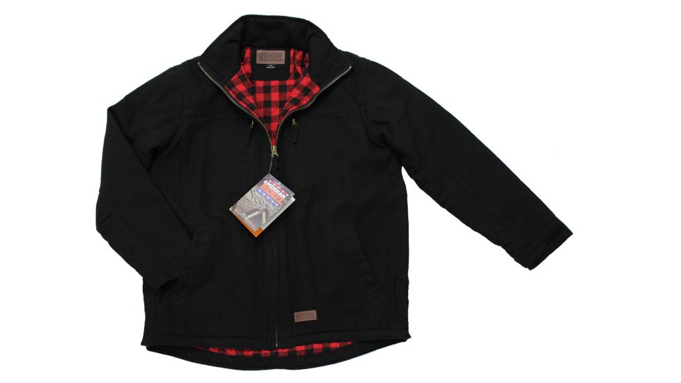 American Rebel Hoodless Cartwright Coat - Mens, Black, Extra Large, CJ-2001-BK-HL-266-XL