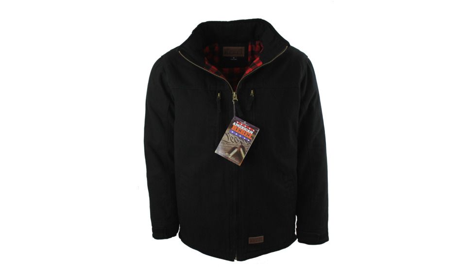 American Rebel Hoodless Cartwright Coat - Mens, Black, Extra Large, CJ-2001-BK-HL-266-XL