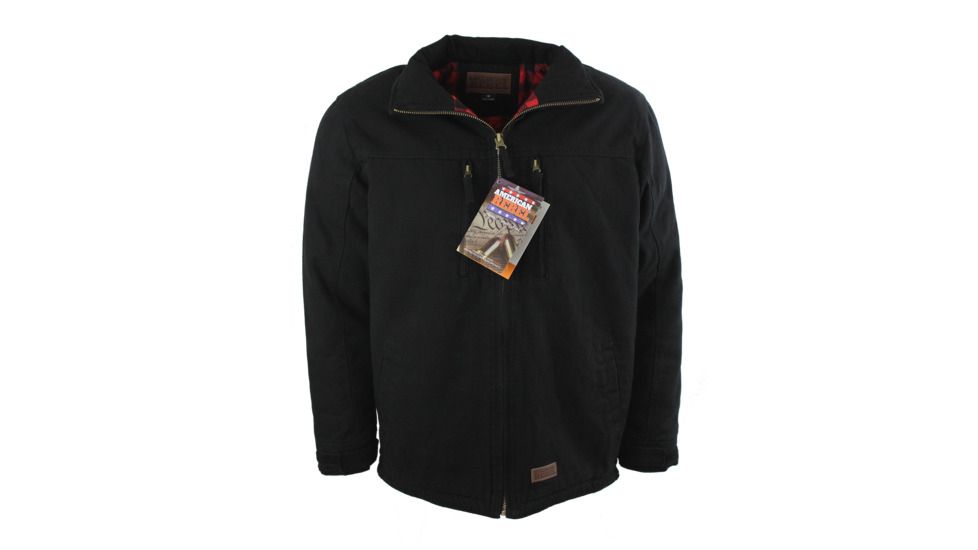 American Rebel Hoodless Cartwright Coat - Mens, Black, Extra Large, CJ-2001-BK-HL-266-XL