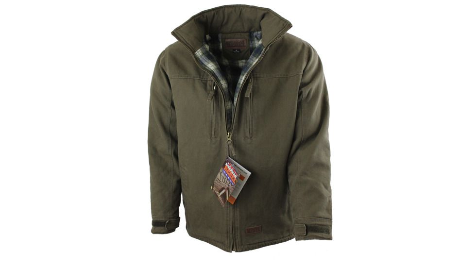 American Rebel Hoodless Cartwright Coat - Mens, Olive Green, Triple Extra Large, CJ-2001-OG-HL-274-3X