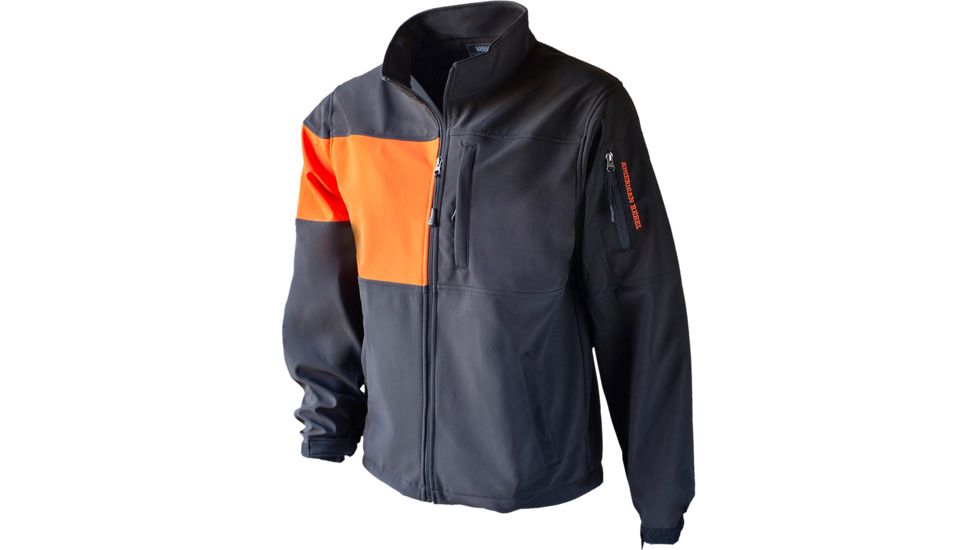 American Rebel Lightweight Freedom Concealed Carry Jacket - Mens, Black/Orange, Extra Large, MJ-2003-BK-OR-251-XL
