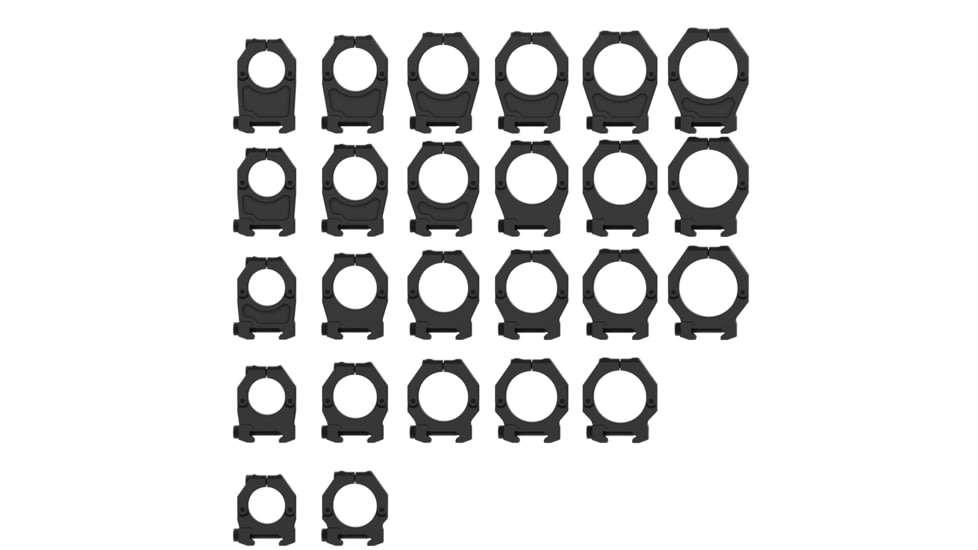 American Rifle Company M-Brace 30mm Riflescope Rings, 32mm Height, Black, MB-R-30-32