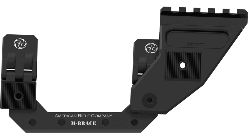 American Rifle Company M-Brace Mount Laser Range Finder Bridge, For Use w/ 40mm M-Brace Scope Mount, Black, 001-10400-40