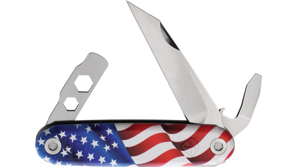 American Service Knife The Iron Sides Folder Seax Flg, ASK004FLG