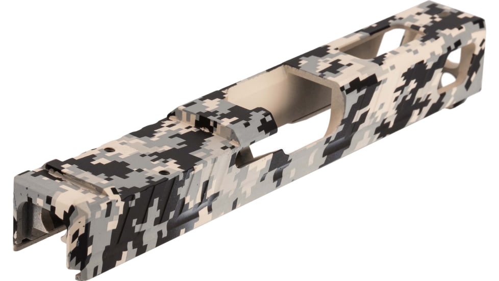American Tactical Arms OPMOD ATA19 Badger Slide W/ Optic Cut, Glock 19, Gen 3, Tan Digital, SLD-ATA19-BDR-DIGI-TAN-RMR