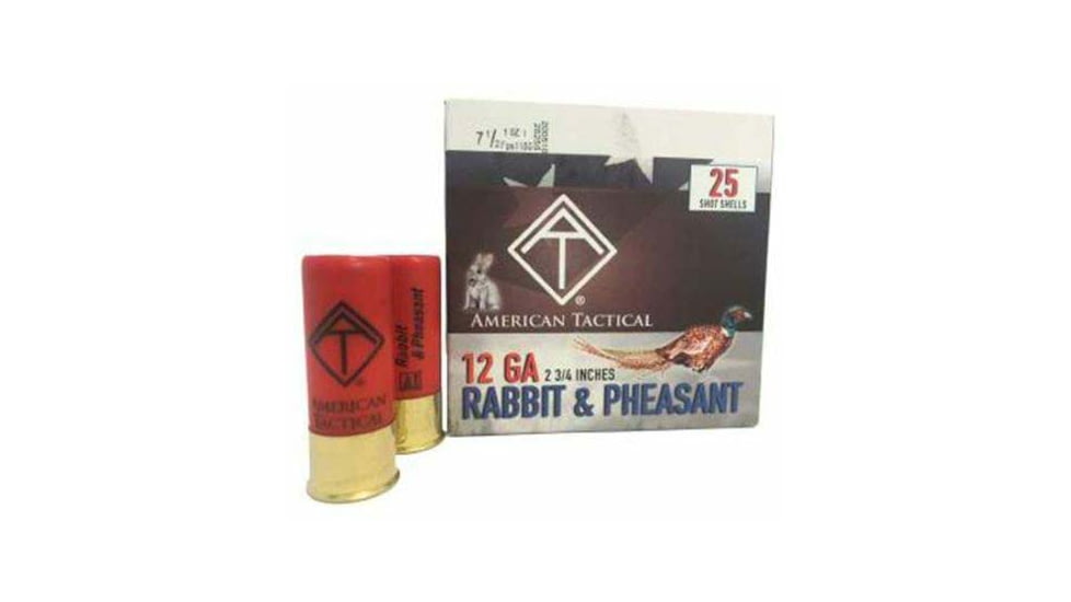 American Tactical Imports Game Load 12 Gaoge 1 oz 2.75in Shotgun Ammunition, #4, 25 Rounds, ATIACL12G4C