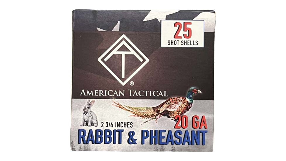 American Tactical Imports Game Load 20Ga 2.75 1Oz #4 Shotgun Ammo, 250Rd Case Lot, ACL20G4C