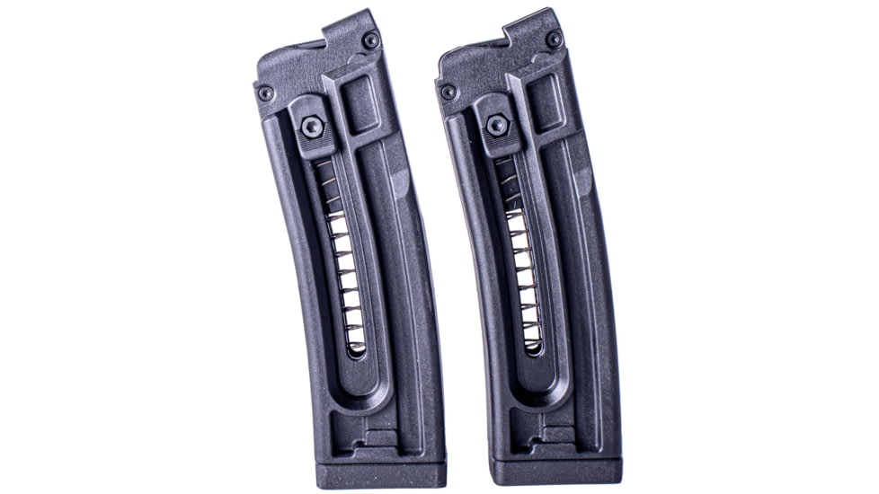 American Tactical Imports GSG-16 .22LR 10 Round Short Rifle Magazine Twin Pack, Black, 10, 819644022879