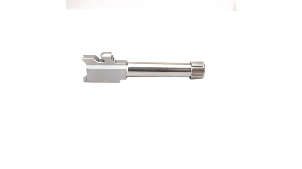 American Tactical Imports Match Grade Threaded Replacement Barrel, Glock 43, 1x10 Right Hand Twist, w/ Threaded Protector, Silver, ATIBG43T