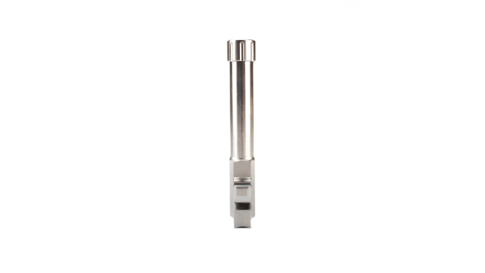 American Tactical Imports Match Grade Threaded Replacement Barrel, Glock 43, 1x10 Right Hand Twist, w/ Threaded Protector, Silver, ATIBG43T