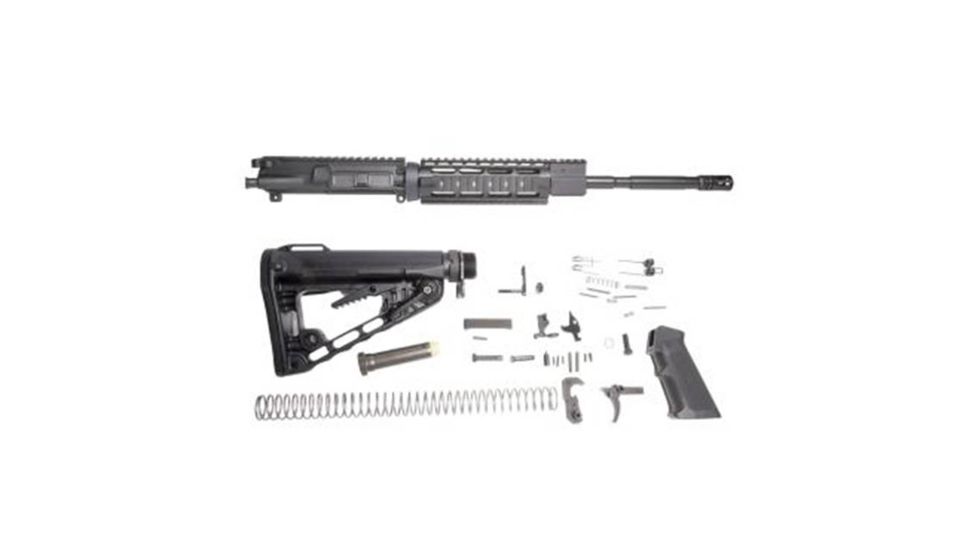 American Tactical Imports Mil-Sport AR-15 5.56/.223 Rifle Kit w/ 16in Quad Rail, Forged Upper, 6 Position Stock, Lower Parts Kit, ATIRKT05