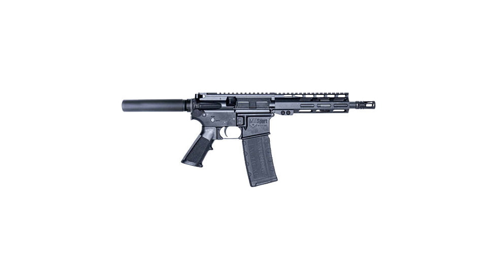 American Tactical Imports Milsport AR Semi Auto Pistol, 223 Rem/5.56 Nato, 7.5 in Barrel