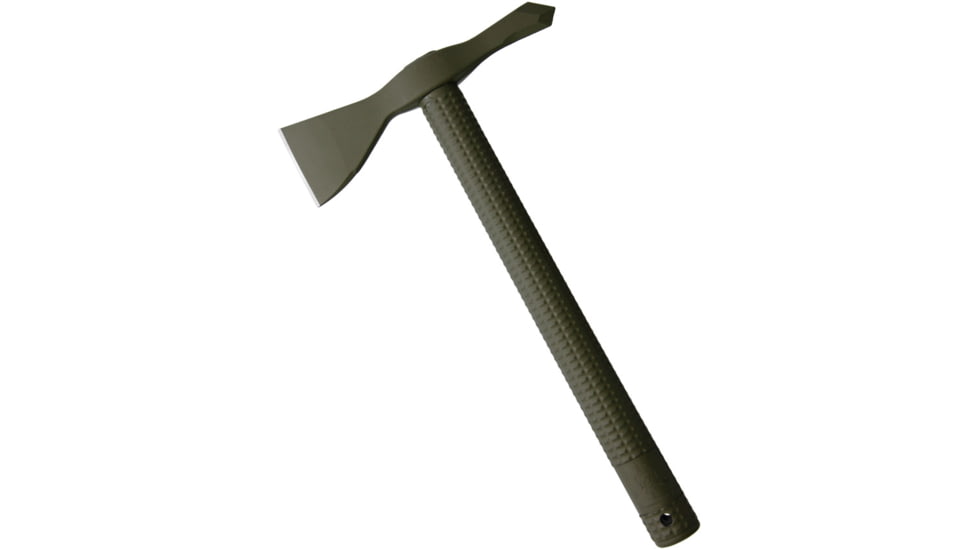 American Tomahawk Model 1 Tomahawk OD Nylon, 14 overall, OD green sculpted nylon handle, MODEL 1 NYLON OD GREEN