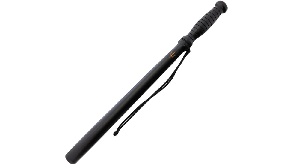 American Tomahawk MP Baton, Black lacquered finish hard maple construction, 5.5 grooved handle, MP BATON BLACK