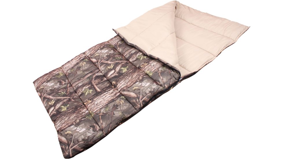 American Trails Outdoorsman Sleeping Bag, Camo, 39x80 3WK2501Z
