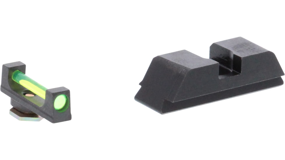 AmeriGlo Ameriglo Fiber front sight rear notch Green Fiber .115 FRONT Black REAR, GFT-123