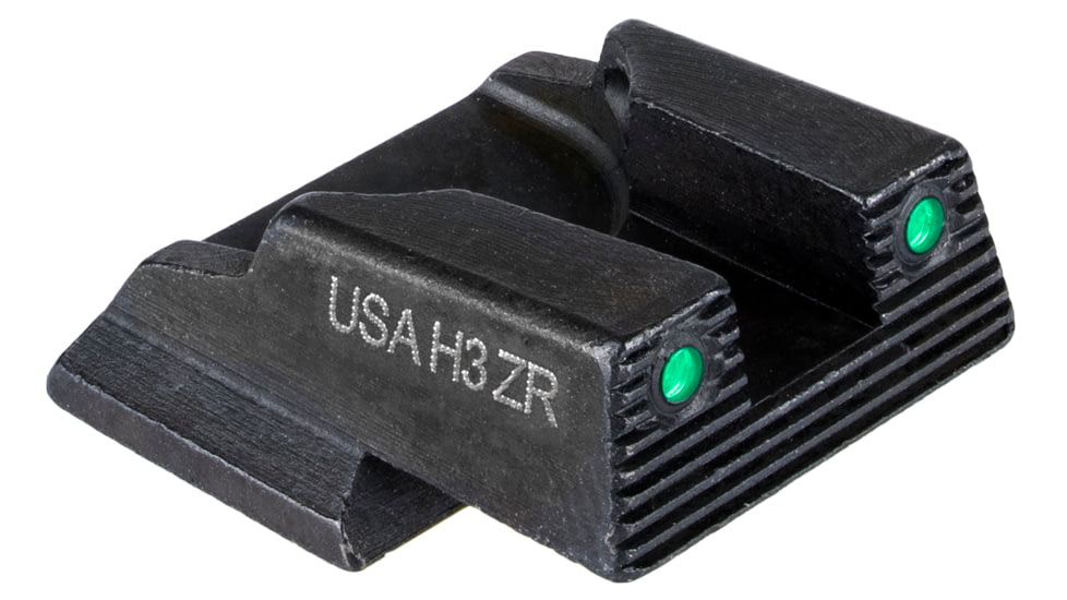 AmeriGlo Rear Tritium Square-Notch Pistol Night Sight, Smith &amp; Wesson Bodyguard 2.0, Black, SWBG-875R