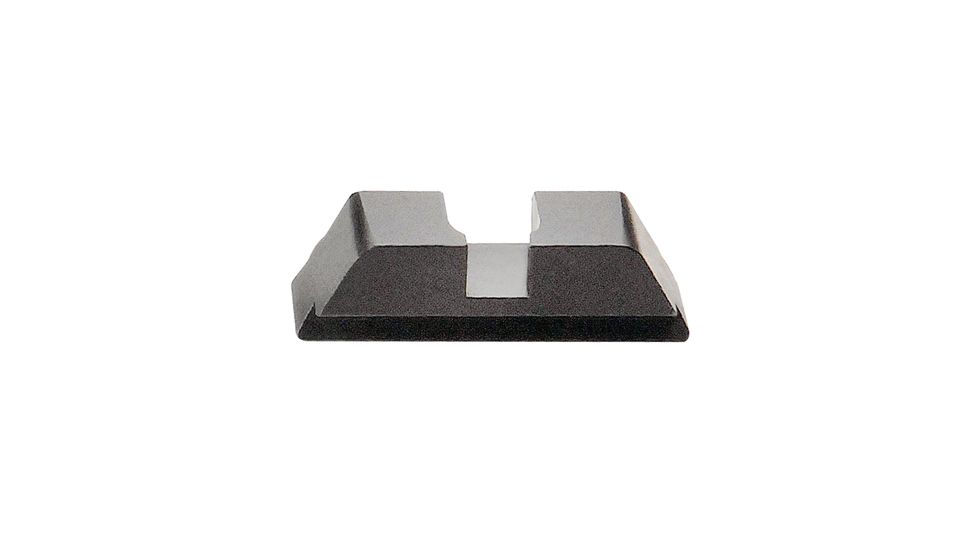 Ameriglo Black Rear Sight Flat Notch Classic .272 Height .130 Width For Glock Pistols
