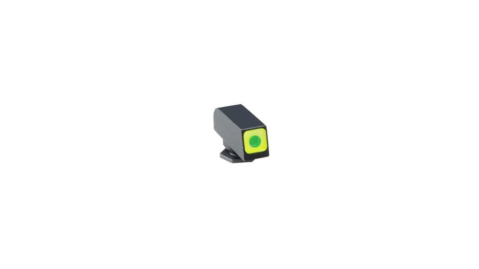 Ameriglo CAP Tritium Sight Set Glock 43 Green Front With Lumi-Lime Square Outline Green Lumi-Lime Rear Horizontal Line