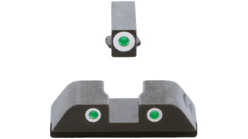 AmeriGlo Classic 3 Dot Night Sight Set, Glock 17/19/19x/26/34 Gen 5, Green Front, GL-5113