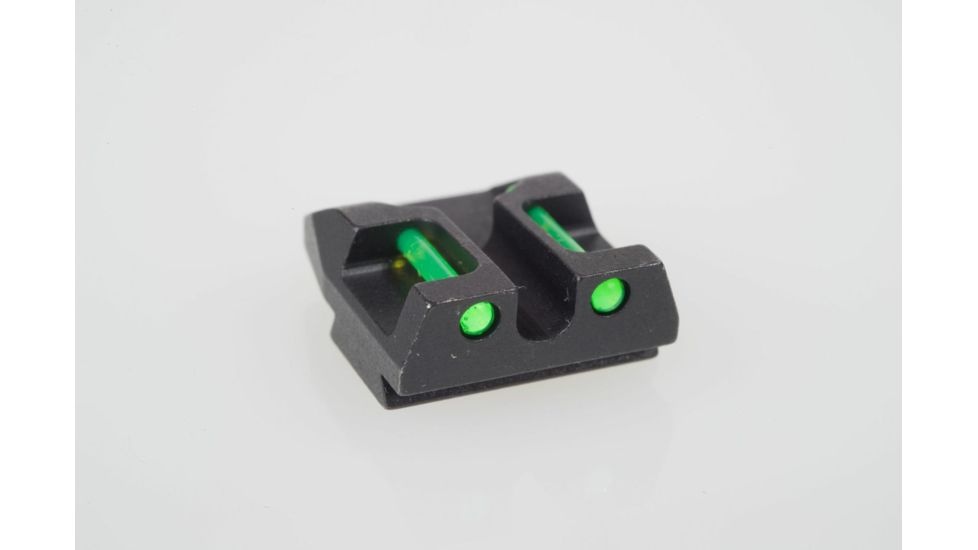AmeriGlo Fiber Optic Rear Sight FNX9,40 FN45 Rear Sight, Green Fiber Optic, .300in. Height FN-300-GFR
