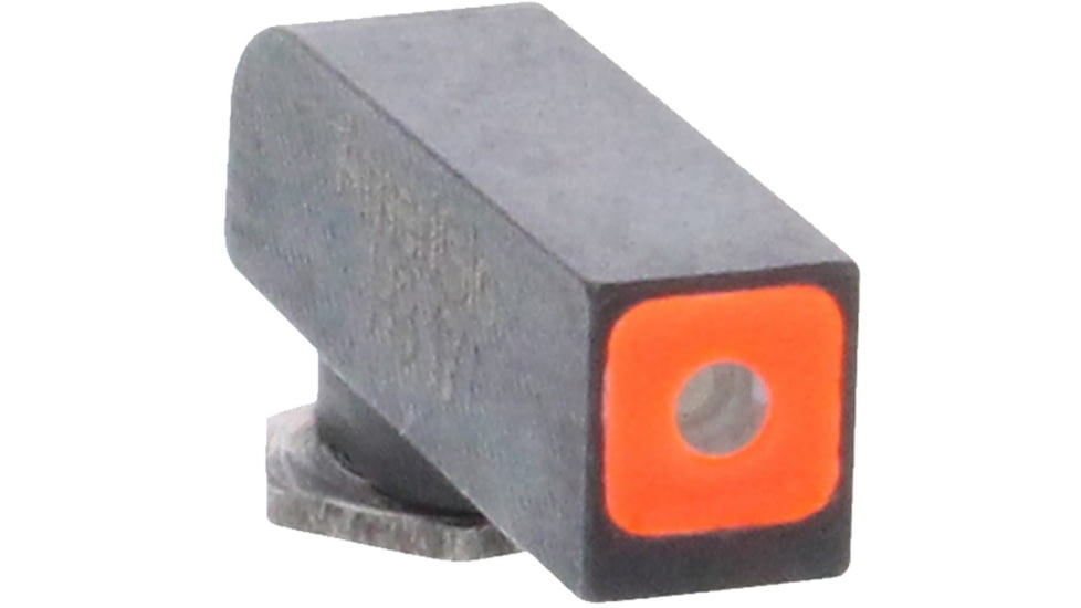 AmeriGlo Glock Pro-Glo Tritium Front Pistol Sights, Front Only-Green Tritium Lamp, Orange Square Outline FRONT .180" H .140" W, GL-212-180-OR-Q