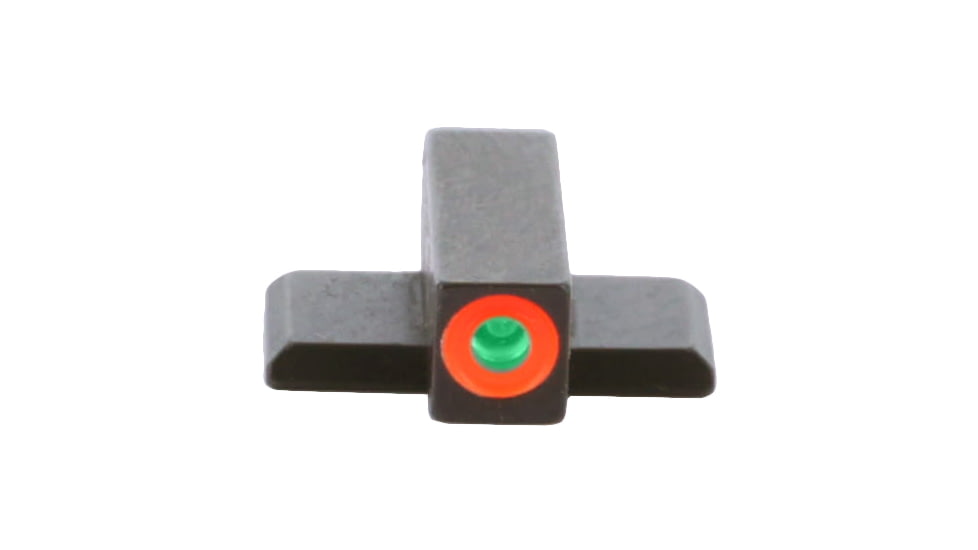 AmeriGlo Front Only-Green Tritium, Orange Outline Front .220in H .140in W, SA-212-220-OR