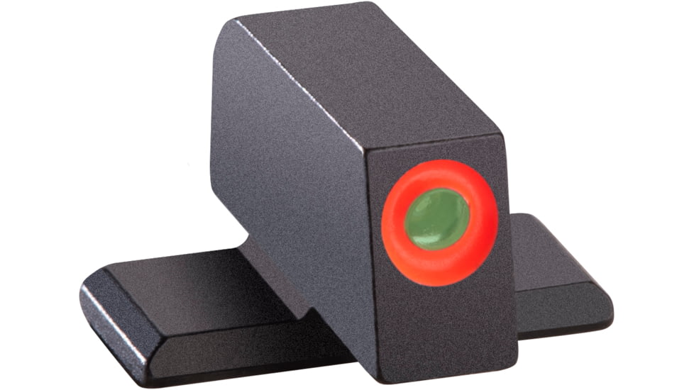 AmeriGlo Front Only-Green Tritium Orange Outline FRONT .280&quot; H .140&quot; W, SG-212-280-OR