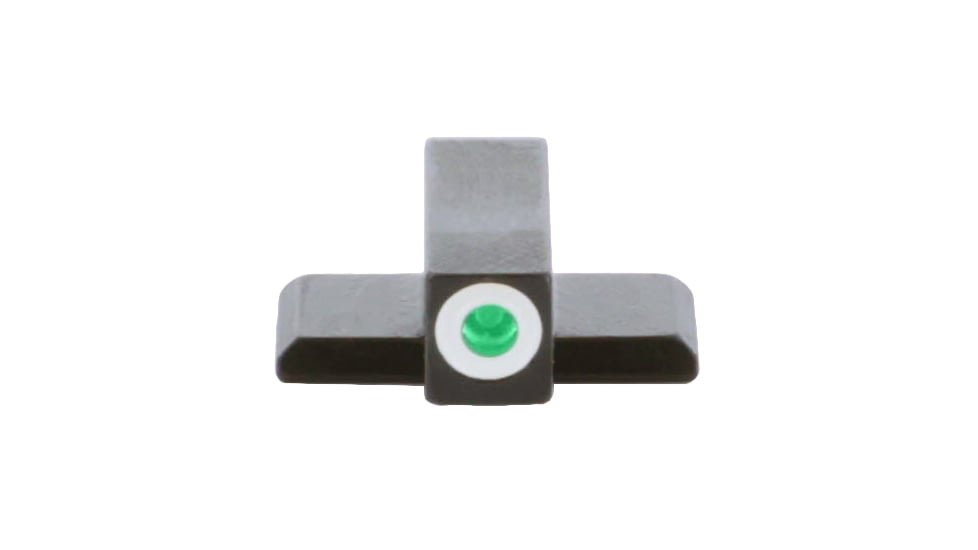 AmeriGlo Front Only-Green Tritium, White Outline Front .220in H .140in W, SA-112-220