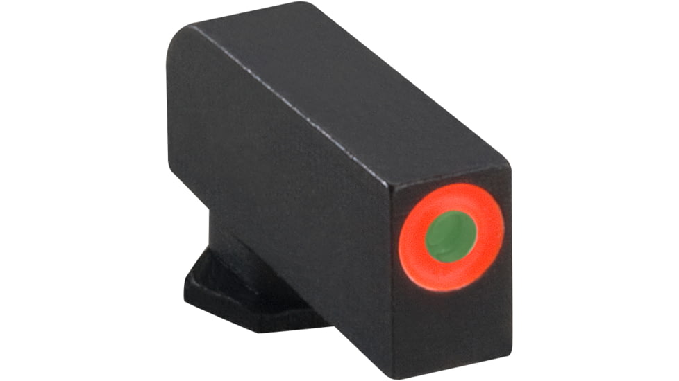 AmeriGlo Glock Pro-Glo Tritium Front Pistol Sights, Front Only, Green Tritium Lamp, Orange Outline Front .190in H .125in W, GL-212T-190-ORC