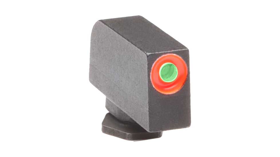 AmeriGlo Glock Pro-Glo Tritium Front Pistol Sights, Front Only, Green Tritium Lamp, Orange Outline Front .280in H .125in W, GL-212T-280-ORC