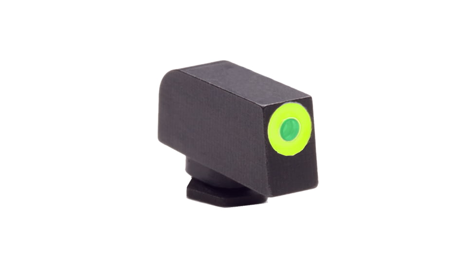 AmeriGlo Glock Pro-Glo Tritium Front Pistol Sights, Front Only, Green Tritium Lamp, LumiGreen Outline .200in H .125in W, GL-212T-200-GRC
