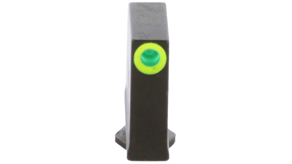 AmeriGlo Glock Pro-Glo Tritium Front Pistol Sights, Front Only - Green Tritium LumiGreen Outline Front .407in H .125in W, GL-212-407-G