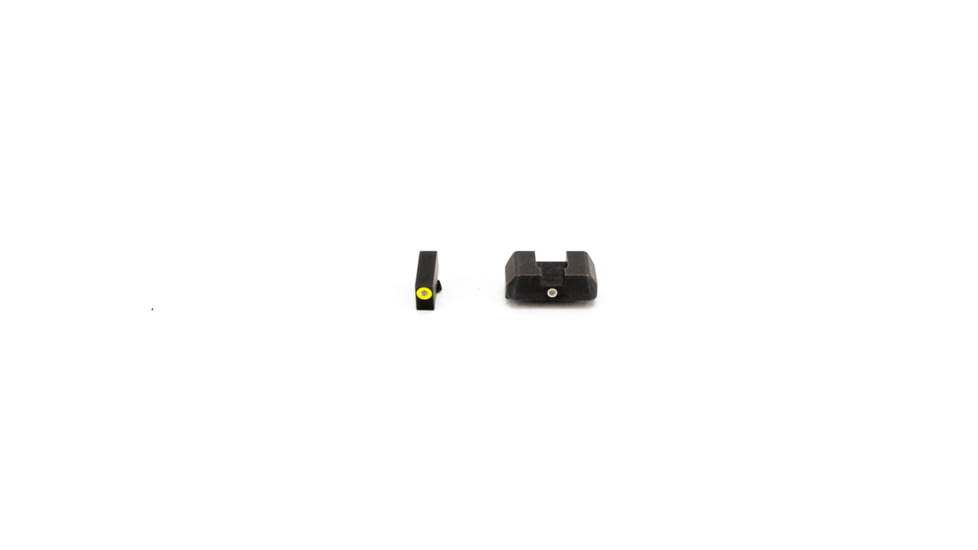 AmeriGlo I-Dot Night Sight Set, Glock 17/19/19x/26 Gen 5, Green Tritium LimeGreen Lumi Outline, GL-5301