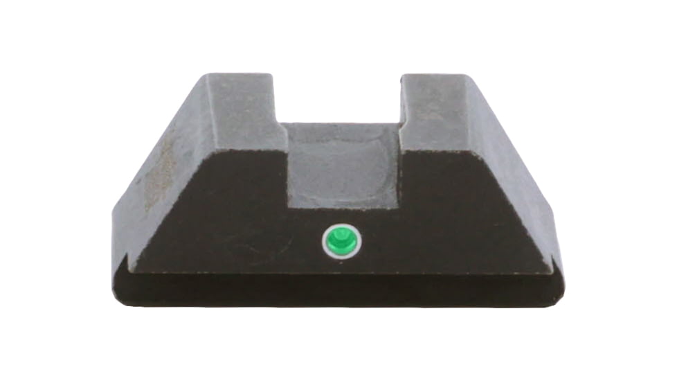 AmeriGlo i-Dot Tritium Rear Sights Classic Style for Glock 42/43/43X, Rear Only-Green Tritium Lamp Single i-Dot fits MOS slide, GL-105R