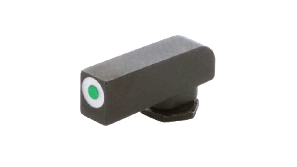 Ameriglo Night Sight, FRONT Only - Green w/ White Outline - For Glocks, .165 Height GL-112T