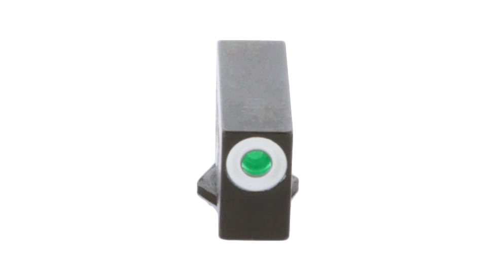 Ameriglo Night Sight, FRONT Only - Green w/ White Outline - For Glocks, .240 Height GL-112-240