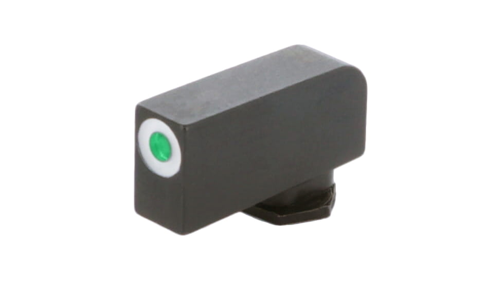 Ameriglo Night Sight, FRONT Only - Green w/ White Outline - For Glocks, .240 Height GL-112-240