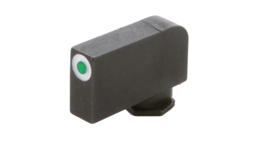 Ameriglo Night Sight, FRONT Only - Green w/ White Outline - For Glocks, .280 Height GL-112-280
