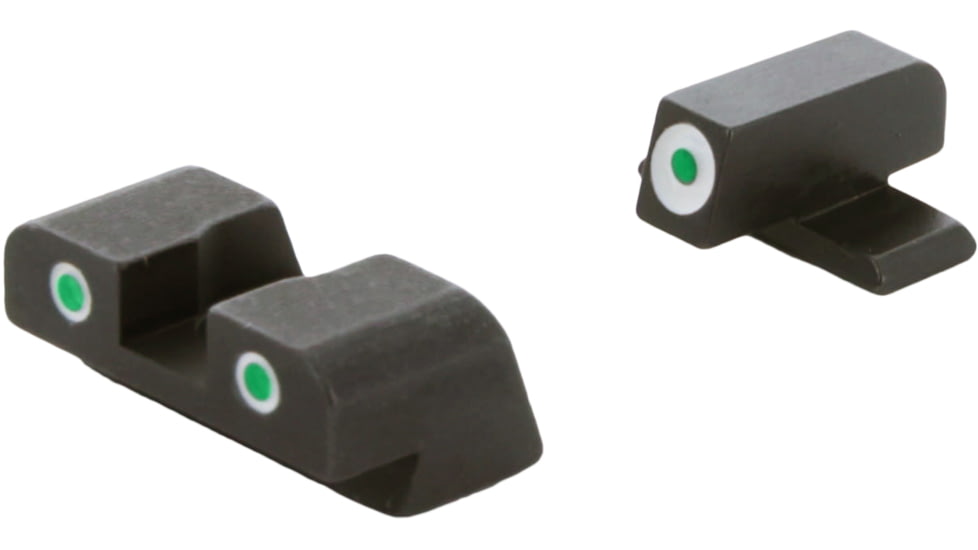AmeriGlo Pistol Tritium Night Sights, Sig 220,229,245, Green Front, Green Rear, SG-165