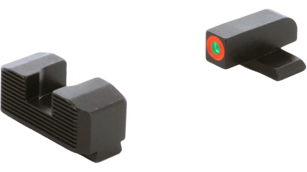AmeriGlo Protector Sight Set for Springfield Hellcat w/Green Tritium Orange Outline Front/ Black Rear, SA-433