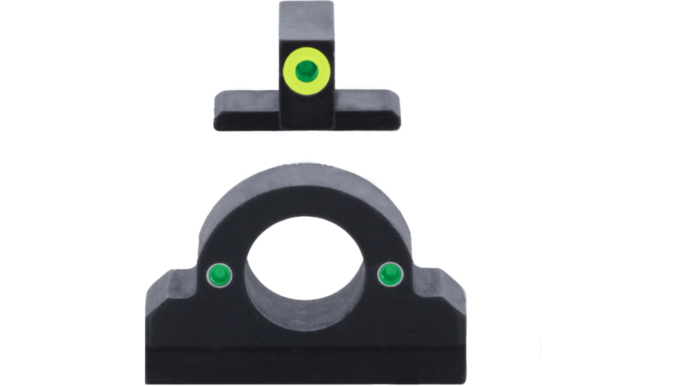 AmeriGlo SIG Ghost Ring Sight, Green Tritium LumiGreen Outline FRONT, Green Tritium REAR, SIG, SG-325