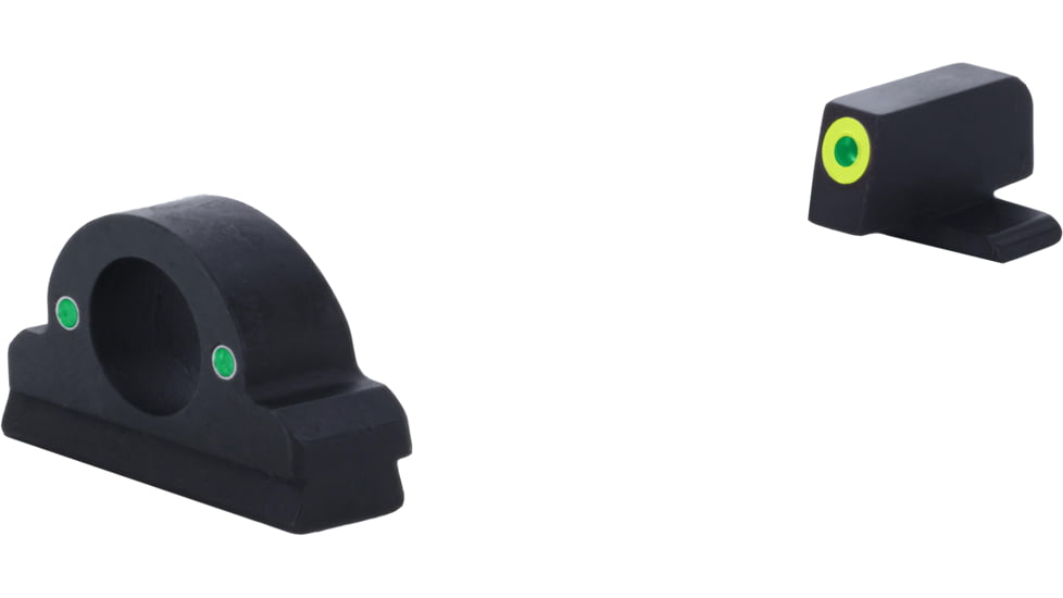 AmeriGlo SIG Ghost Ring Sight, Green Tritium LumiGreen Outline FRONT, Green Tritium REAR, SIG, SG-325