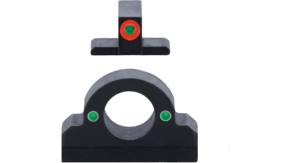 AmeriGlo SIG Ghost Ring Sight, Green Tritium Orange Outline FRONT, Green Tritium REAR, SIG, SG-225
