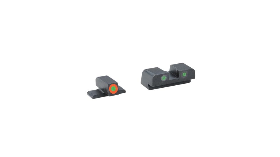Ameriglo Spartan Tactical Tritium Night Sight Set For Springfield XD Orange/Green