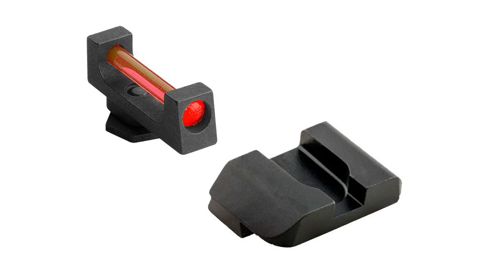 Ameriglo Target Competition Set For Glock 17-39 .130 Front Red Fiber .165 Rear Notch
