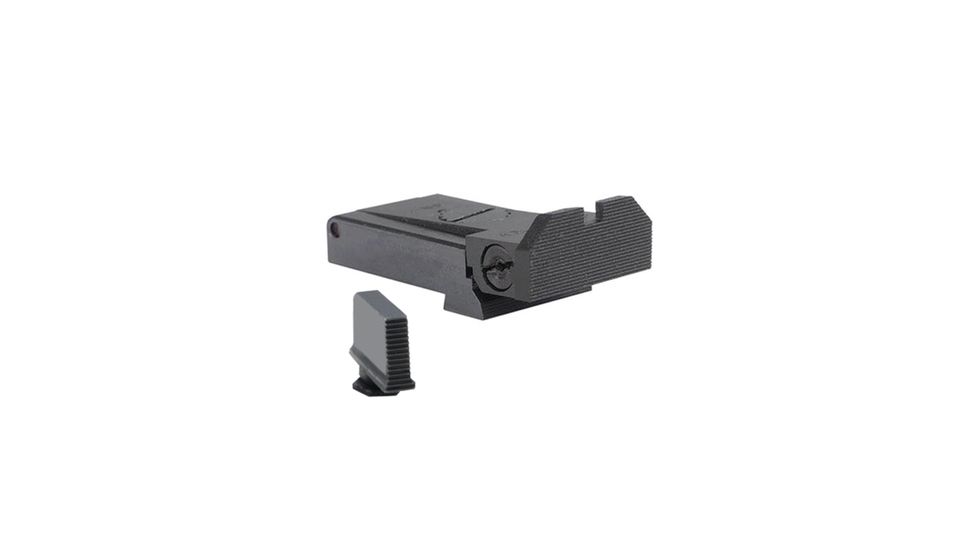 Ameriglo Target Competition Set Glock 17-41 Black Serrated Front And Rear