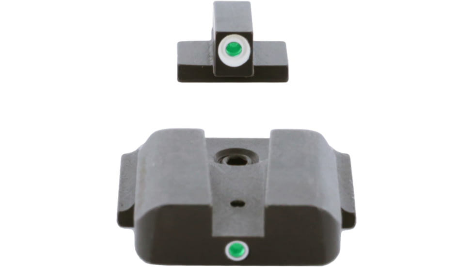 AmeriGlo Tritium Front and Rear Sights MP Shield 2 Dot night Sight set GRN, GRN SW-141
