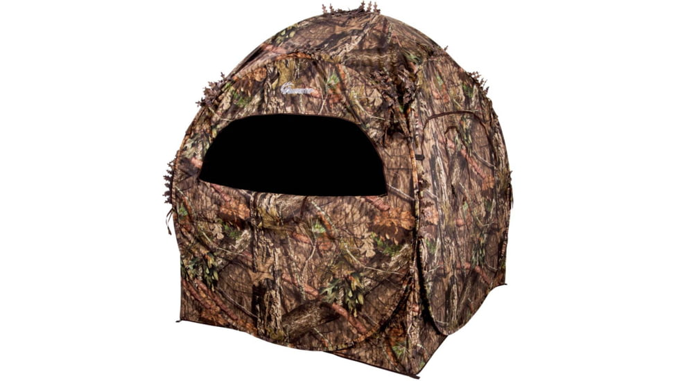 Ameristep Doghouse Ground Blind, Mossy Oak Break-Up Country, 300 Durashell Plus, 66in High, 60in Long, AMSAMEBL1005