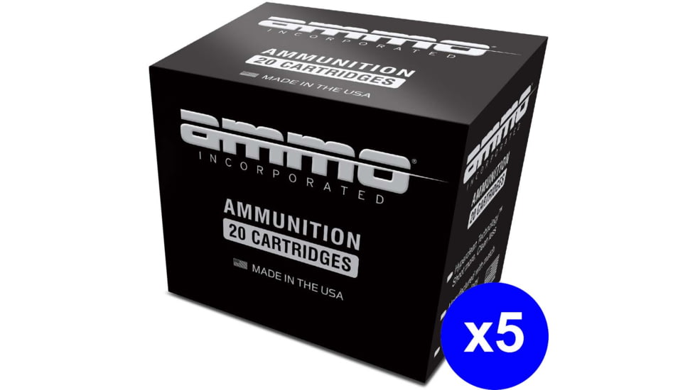 Ammo, Inc. .300 Blackout 110 Grain V-Max Brass Cased Centerfire Rifle Ammo, 100 Rounds